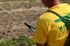 Встановлення огорожі з дроту колючого Гюрза